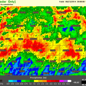 MRMS radar-only 24-hour precipitation accumulation map